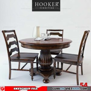 TABLE &CHAIR [SKETCHUP MODEL]