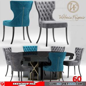 TABLE &CHAIR [SKETCHUP MODEL]