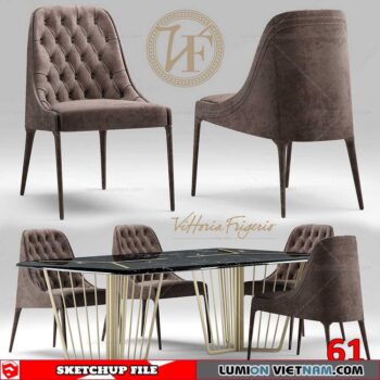 TABLE &CHAIR [SKETCHUP MODEL]