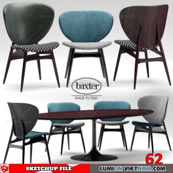 TABLE &CHAIR [SKETCHUP MODEL]