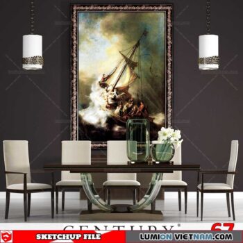 TABLE &CHAIR [SKETCHUP MODEL]