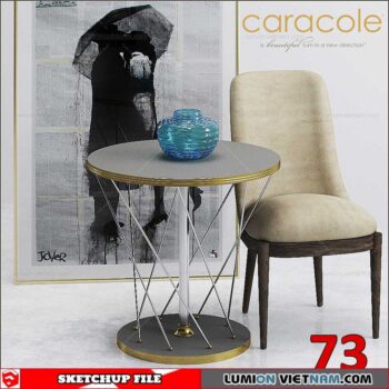 TABLE &CHAIR [SKETCHUP MODEL]