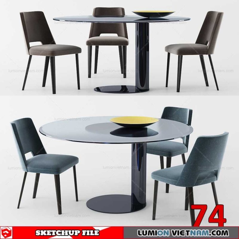 TABLE &CHAIR [SKETCHUP MODEL]