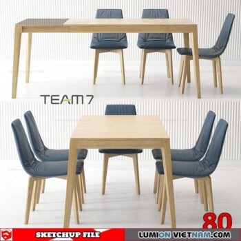 TABLE &CHAIR [SKETCHUP MODEL]