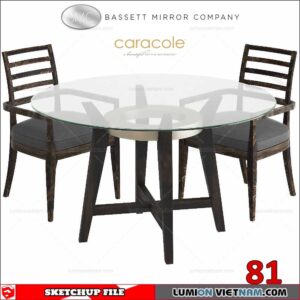 TABLE &CHAIR [SKETCHUP MODEL]