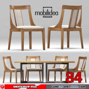 TABLE &CHAIR [SKETCHUP MODEL]
