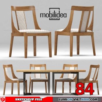 TABLE &CHAIR [SKETCHUP MODEL]