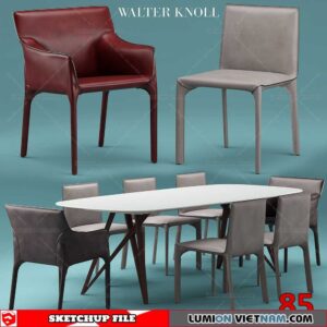 TABLE &CHAIR [SKETCHUP MODEL]