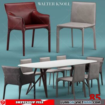 TABLE &CHAIR [SKETCHUP MODEL]