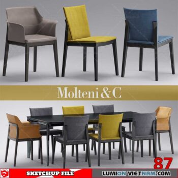 TABLE &CHAIR [SKETCHUP MODEL]