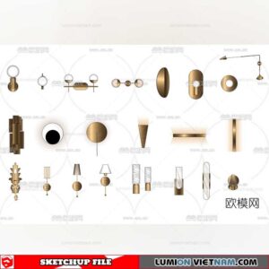 WALL LIGHTS [SKETCHUP MODEL]