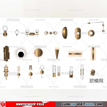 WALL LIGHTS [SKETCHUP MODEL]