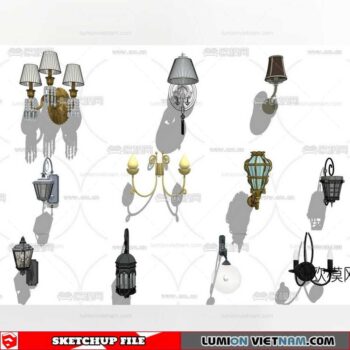 WALL LIGHTS [SKETCHUP MODEL]