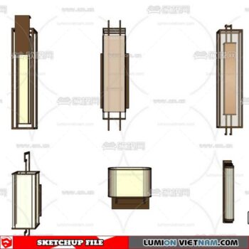 WALL LIGHTS [SKETCHUP MODEL]