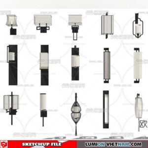 WALL LIGHTS [SKETCHUP MODEL]