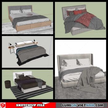 Bed - Sketchup Models By Trong Thanh