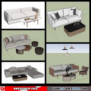 Sofa - Sketchup Models By Trong Thanh