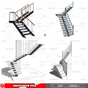 Stair - Sketchup Models By Minh Nguyen