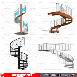 Stair - Sketchup Models By Minh Nguyen