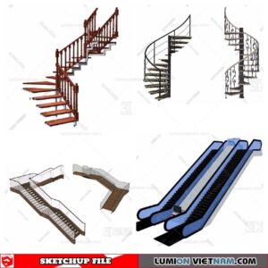 Stair - Sketchup Models By Minh Nguyen