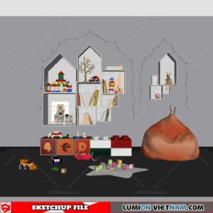 Toy & Furniture set - Sketchup Models By Minh Nguyen