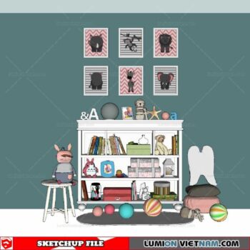 Toy & Furniture set - Sketchup Models By Minh Nguyen