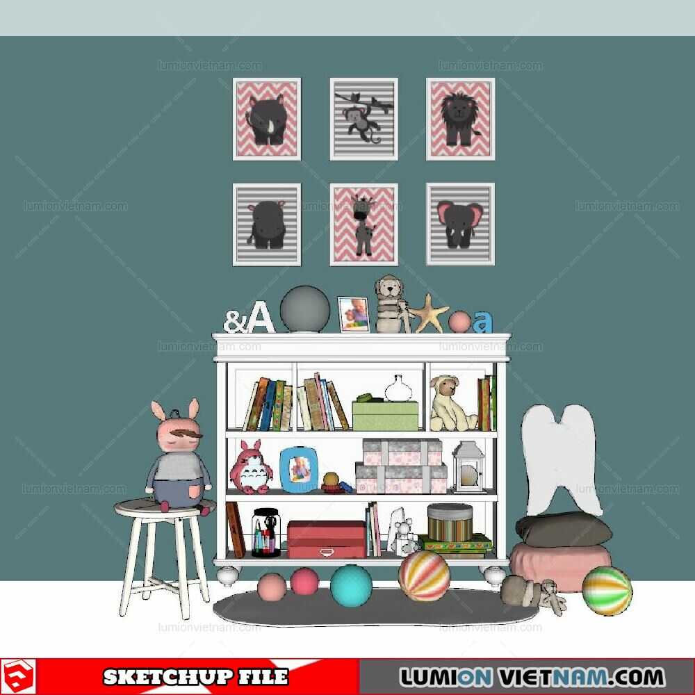 100821-Toy-&-Furniture-Set-(10)-Sketchup-Models