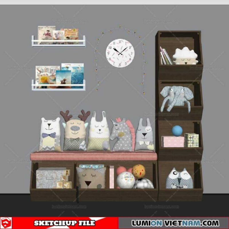 Toy & Furniture set - Sketchup Models By Minh Nguyen