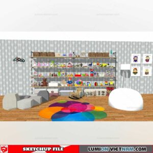 Toy & Furniture set - Sketchup Models By Minh Nguyen