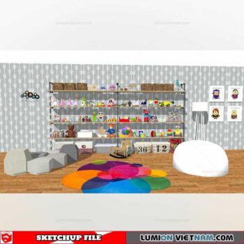 Toy & Furniture set - Sketchup Models By Minh Nguyen