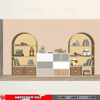 Toy & Furniture set - Sketchup Models By Minh Nguyen