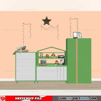 Toy & Furniture set - Sketchup Models By Minh Nguyen