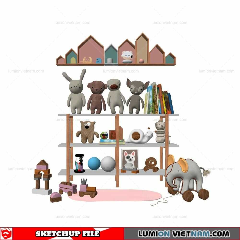 100821-Toy-&-Furniture-Set-(6)-Sketchup-Models