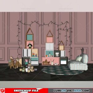 Toy & Furniture set - Sketchup Models By Minh Nguyen