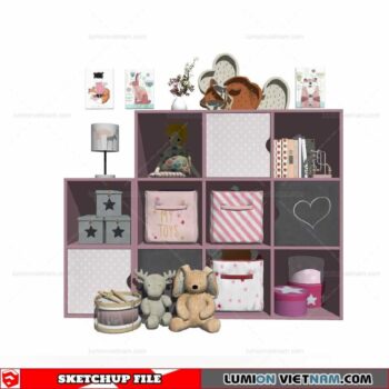 Toy & Furniture set - Sketchup Models By Minh Nguyen
