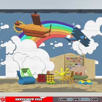 Toy & Furniture set - Sketchup Models By Minh Nguyen