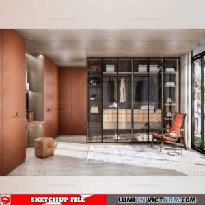 Wardrobe - Sketchup Models By Cuong Covua