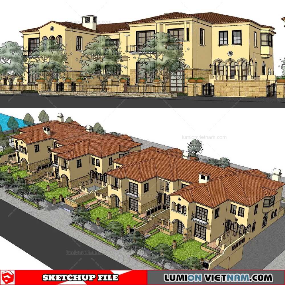 14-Sketchup-Exterior-Model-Sketchup-Models