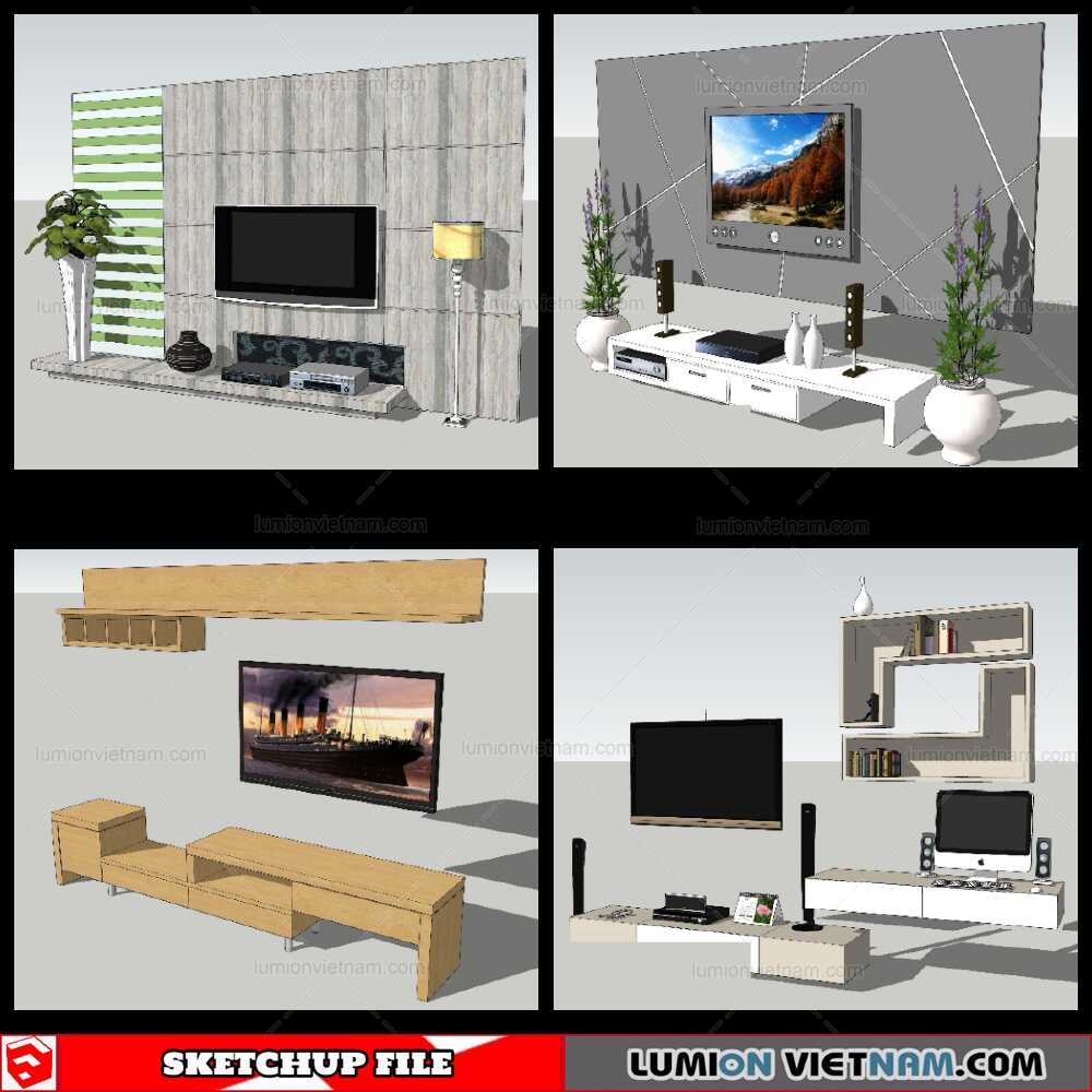 150821-Wall-Unit-(13)-Sketchup-Models