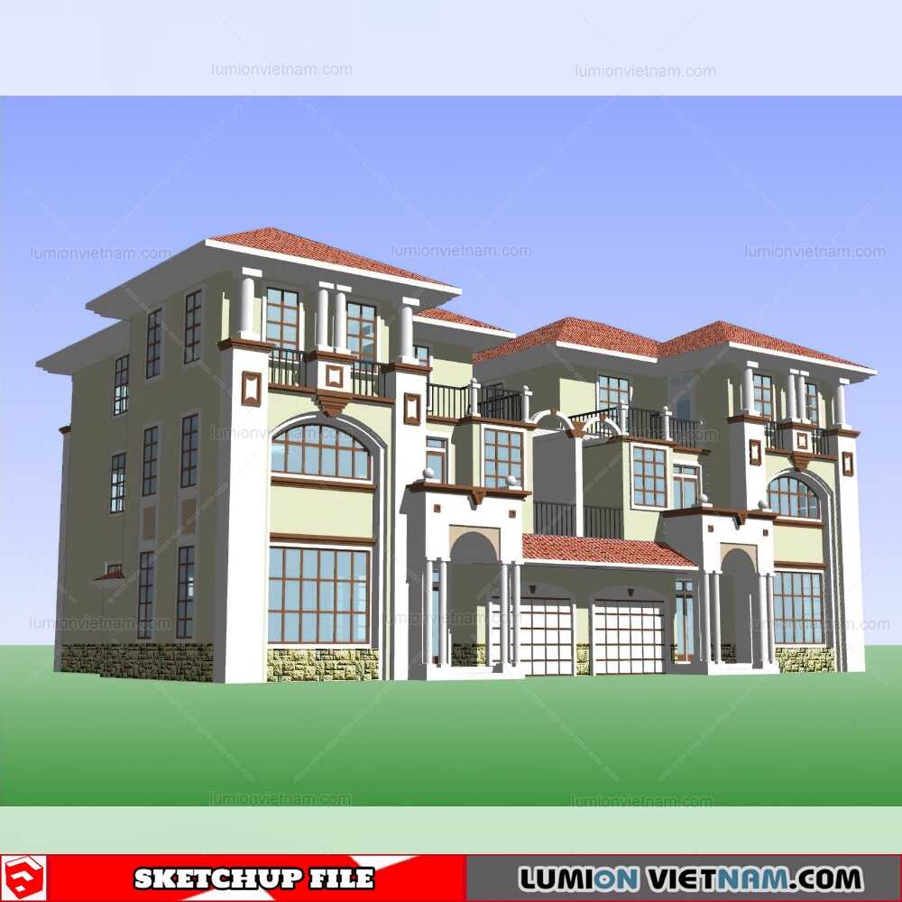 16-Sketchup-Exterior-Model-Sketchup-Models