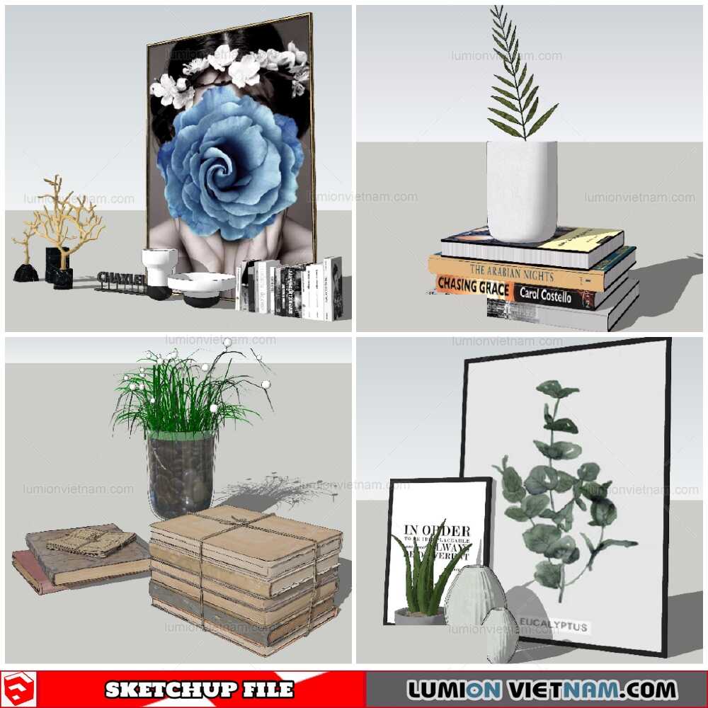 170821-Decor-Set-(3)-Sketchup-Models
