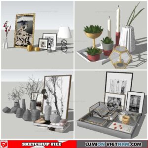 Decor Set - Sketchup Models By NhaTay