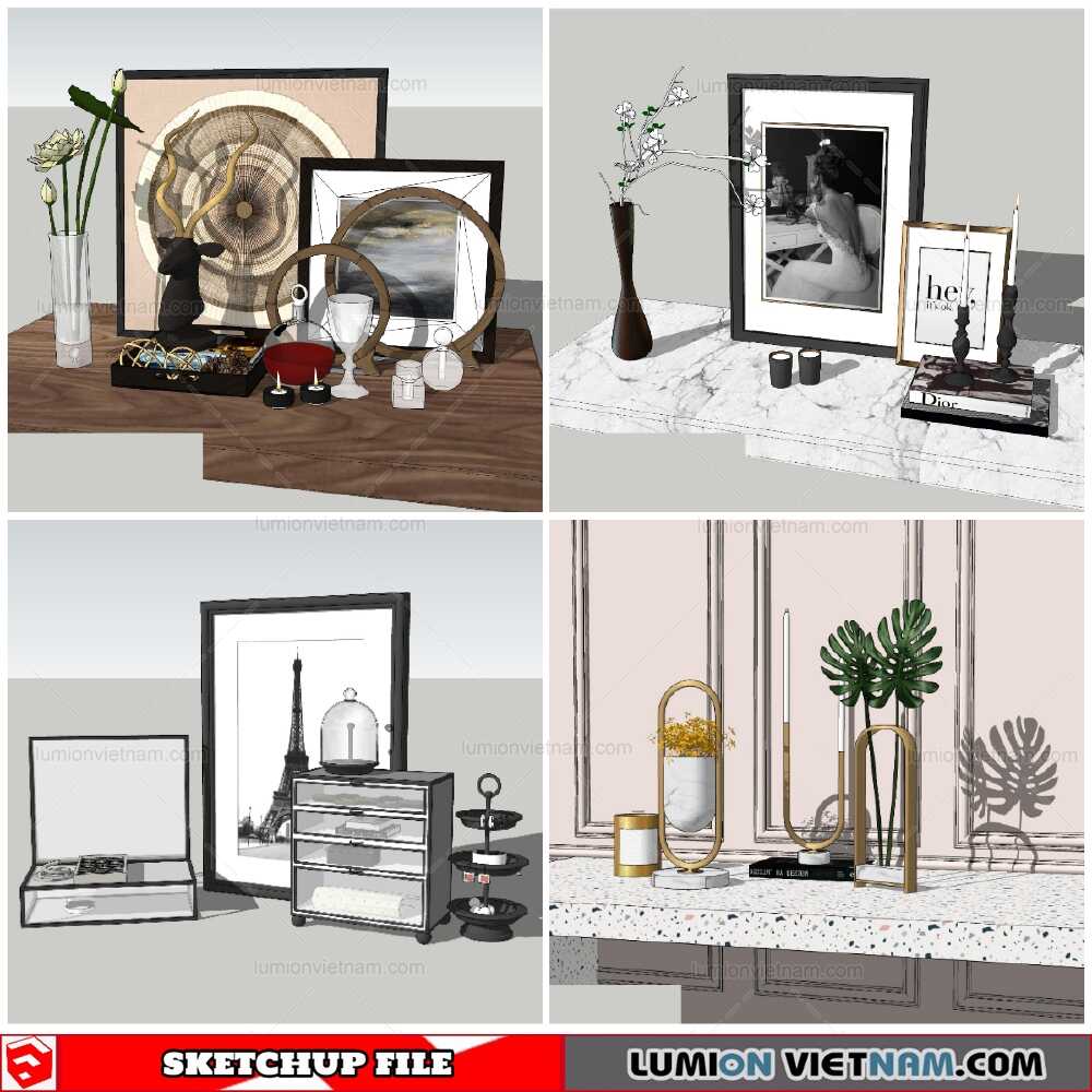 170821-Decor-Set-(7)-Sketchup-Models