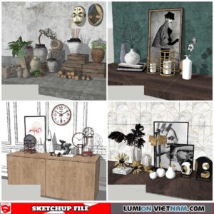 Decor Set - Sketchup Models By NhaTay
