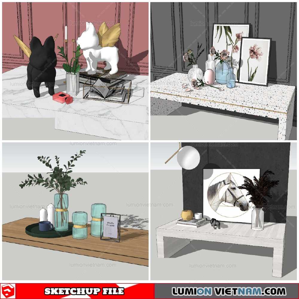 170821-Decor-Set-(9)-Sketchup-Models