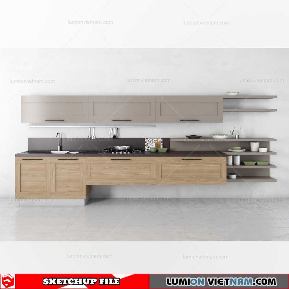 190821-Kitchen-Cabinet-(16)-Sketchup-Models