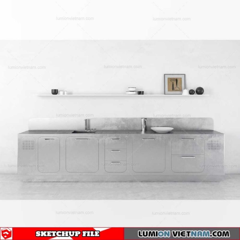 Kitchen Cabinet - Sketchup Models