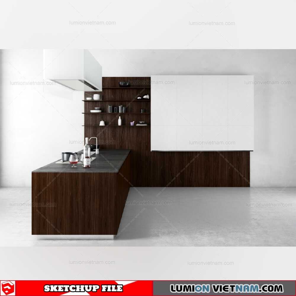190821-Kitchen-Cabinet-(5)-Sketchup-Models