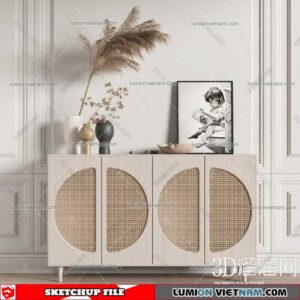 Sideboard - Sketchup Models By lumionvietnam
