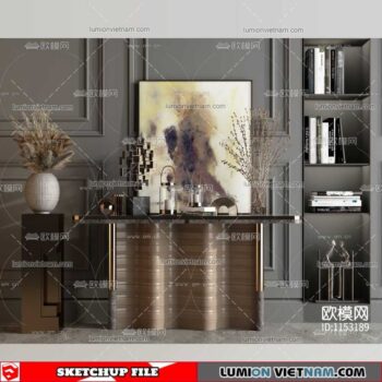 Sideboard - Sketchup Models By lumionvietnam